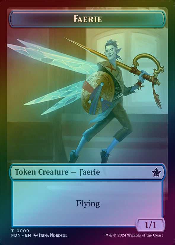 Faerie // Fish Token (Foil) (TFDN)