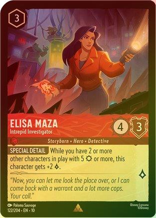 Elisa Maza (Intrepid Investigator) - 122/204 - Rare (Foil)