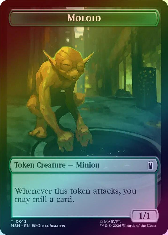 Wall // Moloid Token (Foil) (TMSH)