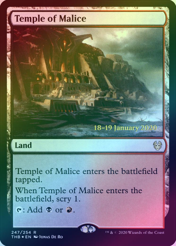 Temple of Malice - Prerelease Promo (PTHB) (Foil)