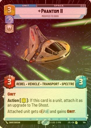 Phantom II - Modified to Dock (Hyperspace) - 784 - Rare (Foil)
