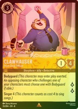 Clawhauser (Front Desk Officer) - 35/204 - Rare (Foil)