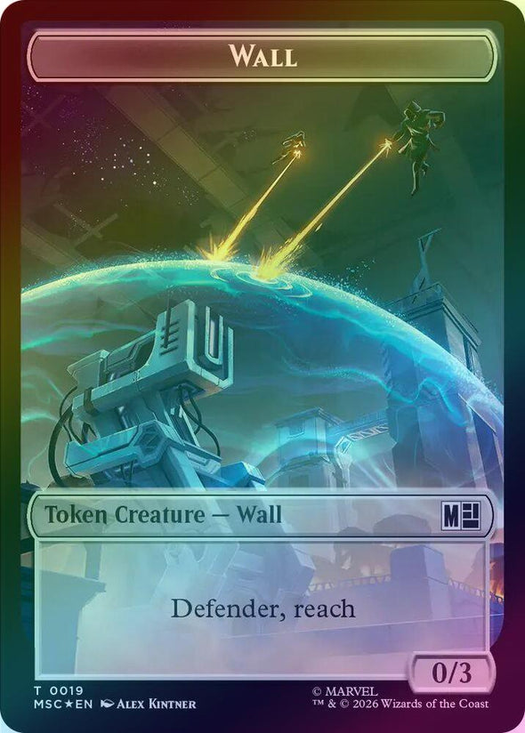 Wall (019) // Merfolk (024) Token (Surge Foil) (TMSC)