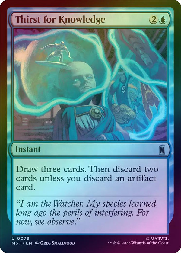 Thirst for Knowledge (Foil) (MSH) (Pre-Order)