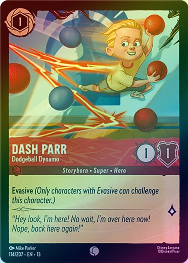 Dash Parr (Dodgeball Dynamo) - 114/207 - Common (Foil)