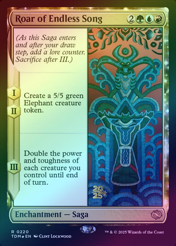 Roar of Endless Song - Prerelease Promo (Foil) (PTDM)