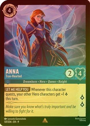 Anna (True-Hearted) (Fabled Reprint) - 137/204 - Rare (Foil)