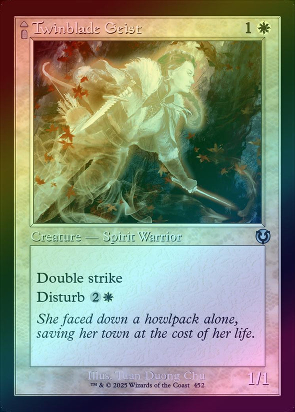 Twinblade Geist // Twinblade Invocation - Retro Frame (Foil) (INR)
