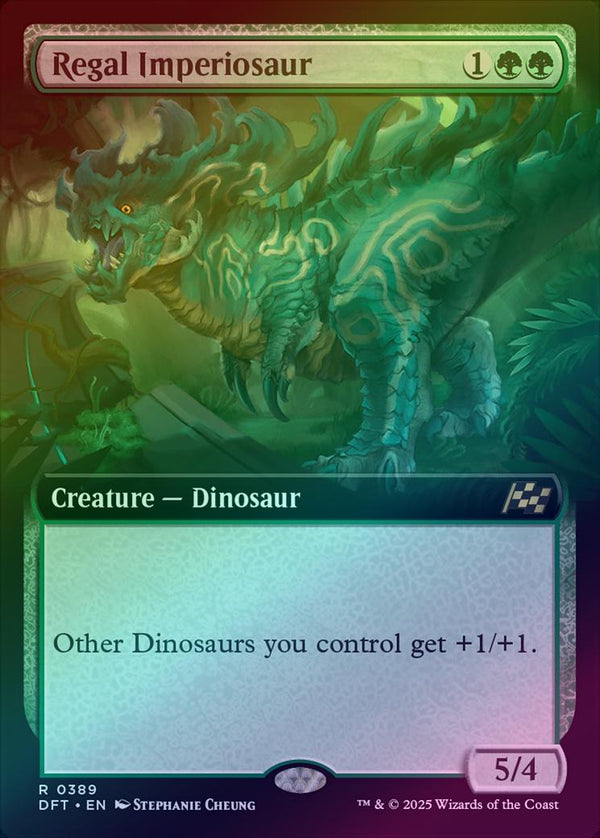 Regal Imperiosaur - Extended Art (Foil) (DFT)