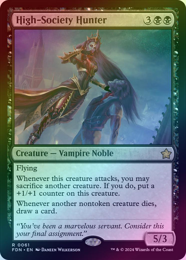 High-Society Hunter (Foil) (FDN)