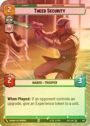 Theed Security (Hyperspace Foil) - 851 - Common (Foil)