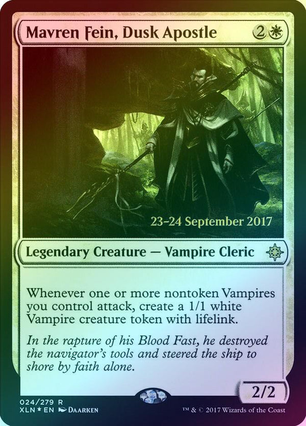 Mavren Fein, Dusk Apostle - Prerelease Promo (Foil) (PXLN)