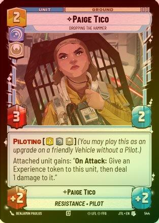 Paige Tico - Dropping the Hammer - 544 - Uncommon (Foil)
