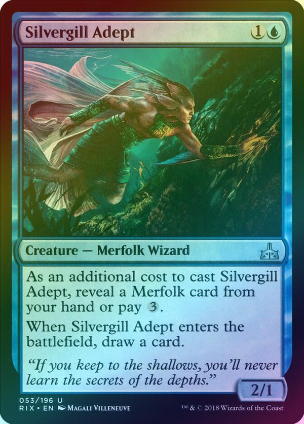 Silvergill Adept (Foil) (RIX)