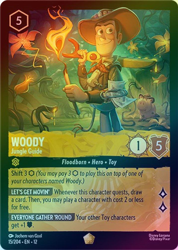 Woody (Jungle Guide) - 15/204 - Legendary (Foil)