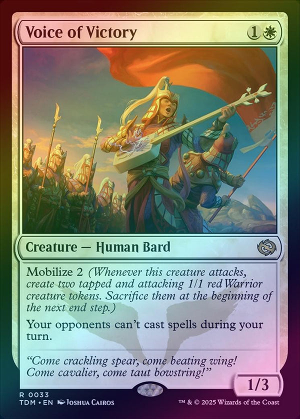 Voice of Victory (Foil) (TDM)