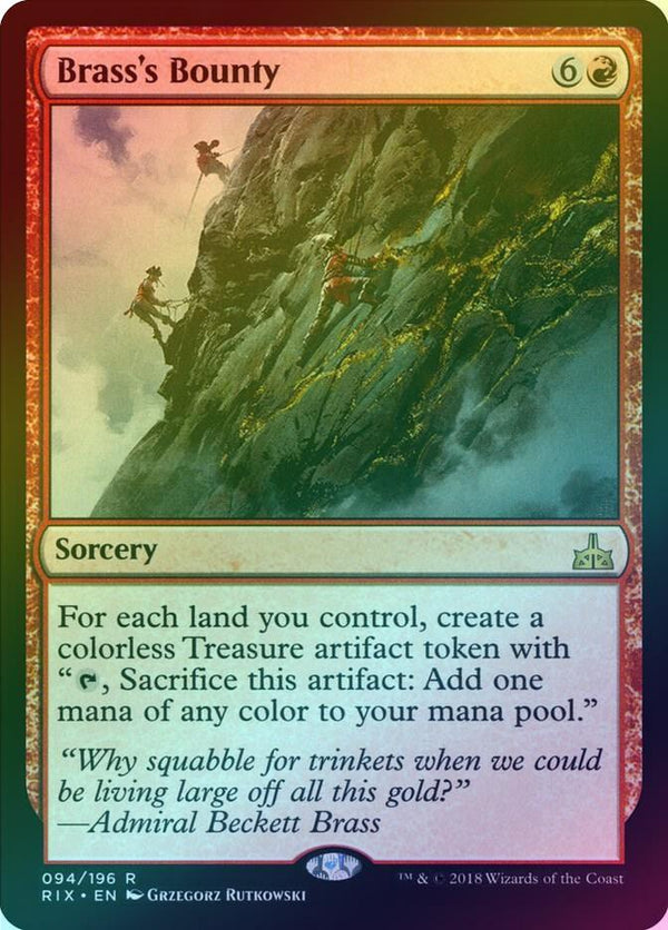 Brass's Bounty (Foil) (RIX)