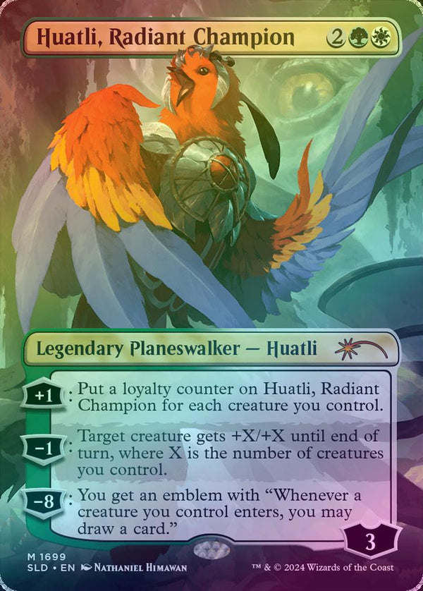 Huatli, Radiant Champion - Showcase: Bloomburrow (Foil) (SLD)