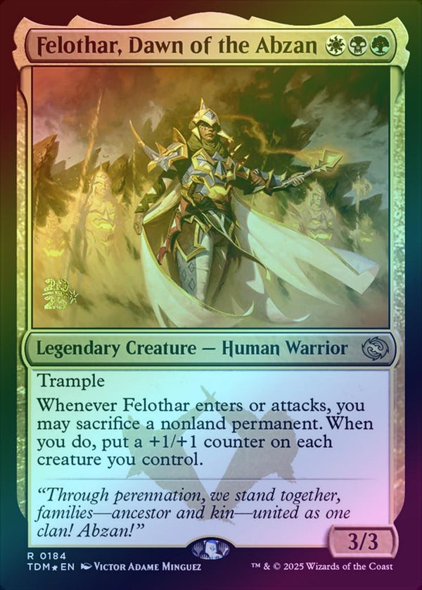 Felothar, Dawn of the Abzan - Prerelease Promo (Foil) (PTDM)