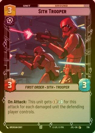 Sith Trooper - 736 - Common (Foil)
