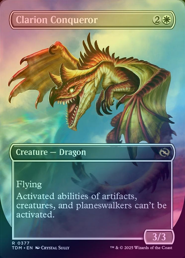 Clarion Conqueror - Reversible Borderless (Foil) (TDM)