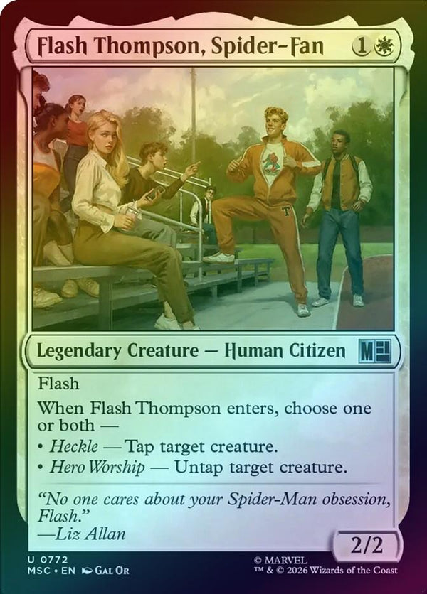 Flash Thompson, Spider-Fan (Foil) (MSC)
