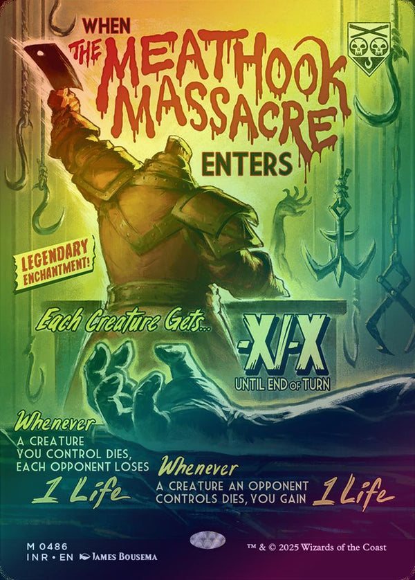 The Meathook Massacre - Borderless Movie Poster (Foil) (INR)
