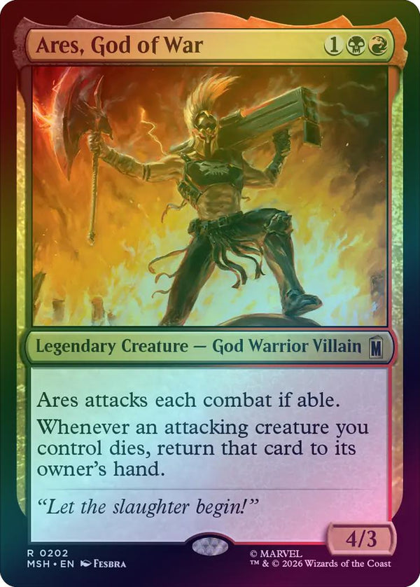Ares, God of War (Foil) (MSH) (Pre-Order)