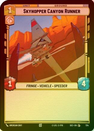 Skyhopper Canyon Runner (Foil) - 724 - Common (Foil)
