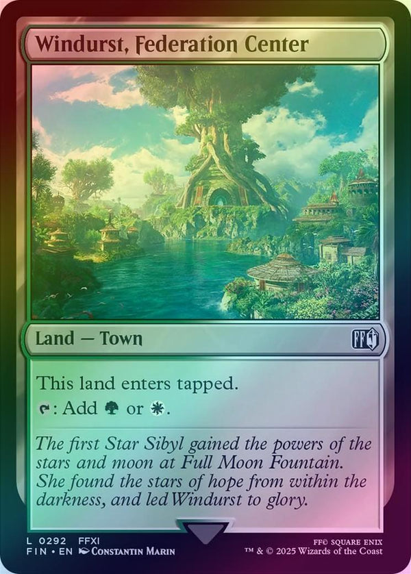 Windurst, Federation Center (Foil) (FIN)