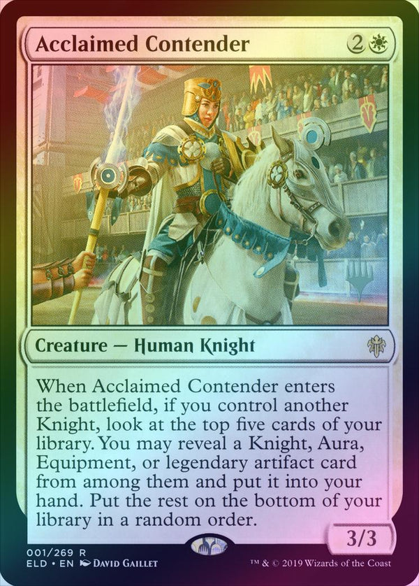 Acclaimed Contender - Promo Pack (Foil) (PELD)