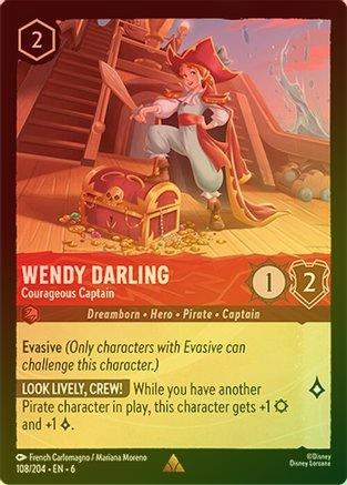 Wendy Darling (Courageous Captain) - 108/204 - Rare (Foil)