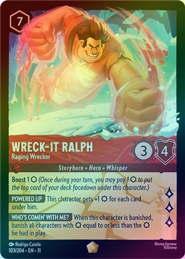 Wreck-It Ralph (Raging Wrecker) - 103/204 - Legendary (Foil)