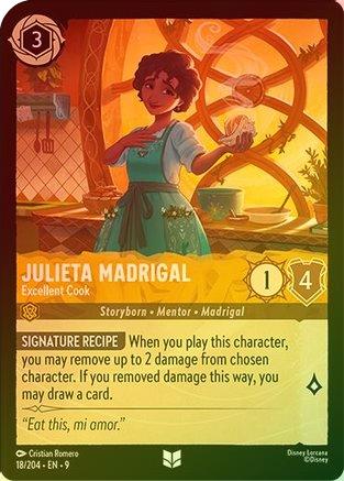 Julieta Madrigal (Excellent Cook) (Fabled Reprint) - 18/204 - Uncommon (Foil)