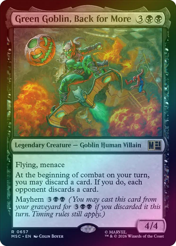 Green Goblin, Back for More (Foil) (MSC) (Pre-Order)