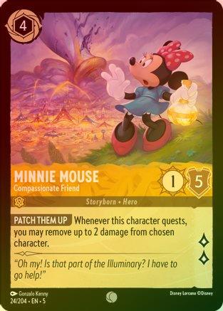 Minnie Mouse (Compassionate Friend) - 24/204 - Common (Foil)