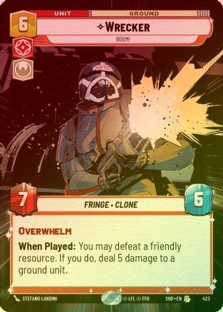 Wrecker - BOOM! (Hyperspace) - 423 - Rare (Foil)