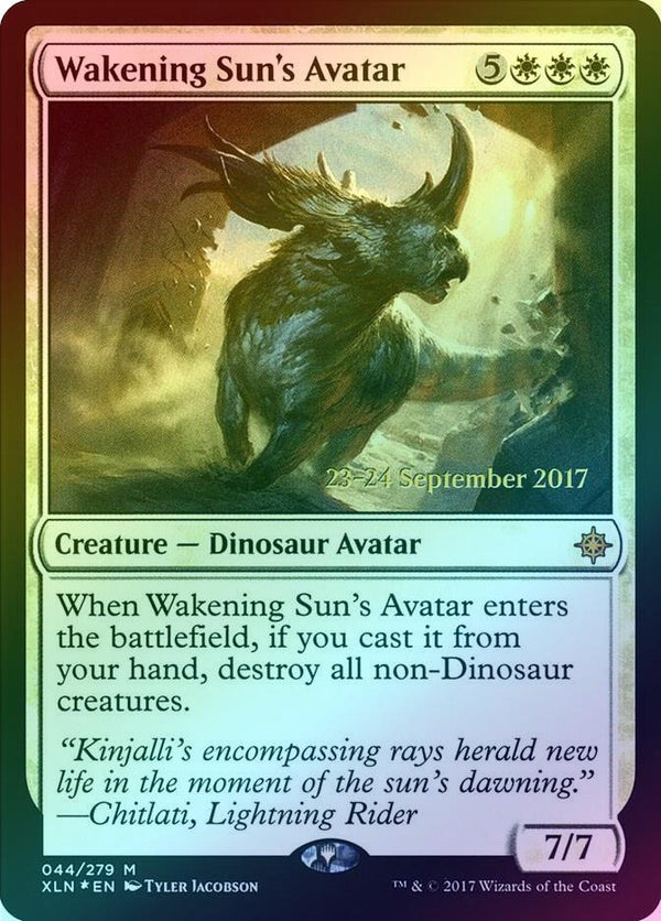 Wakening Sun's Avatar - Prerelease Promo (Foil) (PXLN)