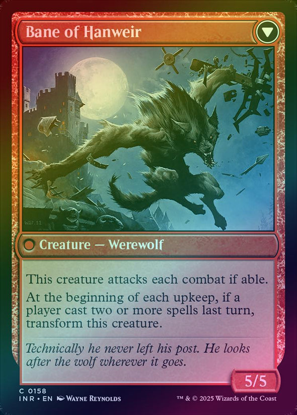Hanweir Watchkeep // Bane of Hanweir (Foil) (INR)