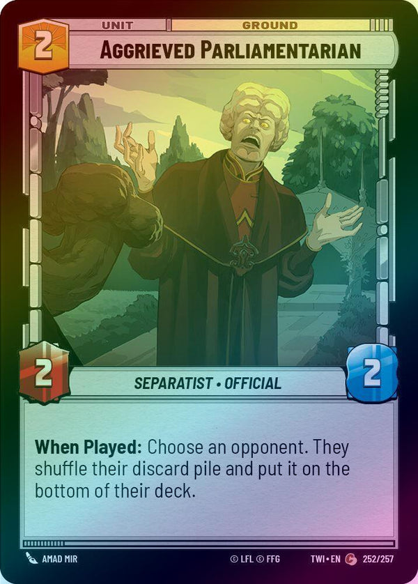 Aggrieved Parliamentarian - 252/257 - Common (Foil)