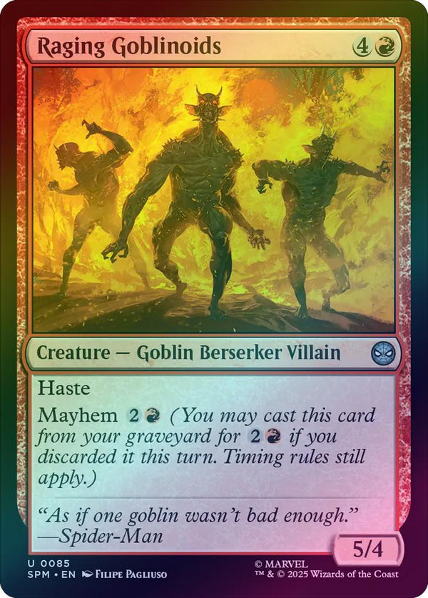 Raging Goblinoids (Foil) (SPM)