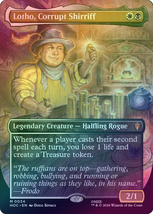 Lotho, Corrupt Shirriff - Borderless (Foil) (HOC)