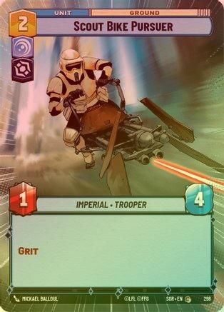 Scout Bike Pursuer (Hyperspace) - 298 - Common (Foil)