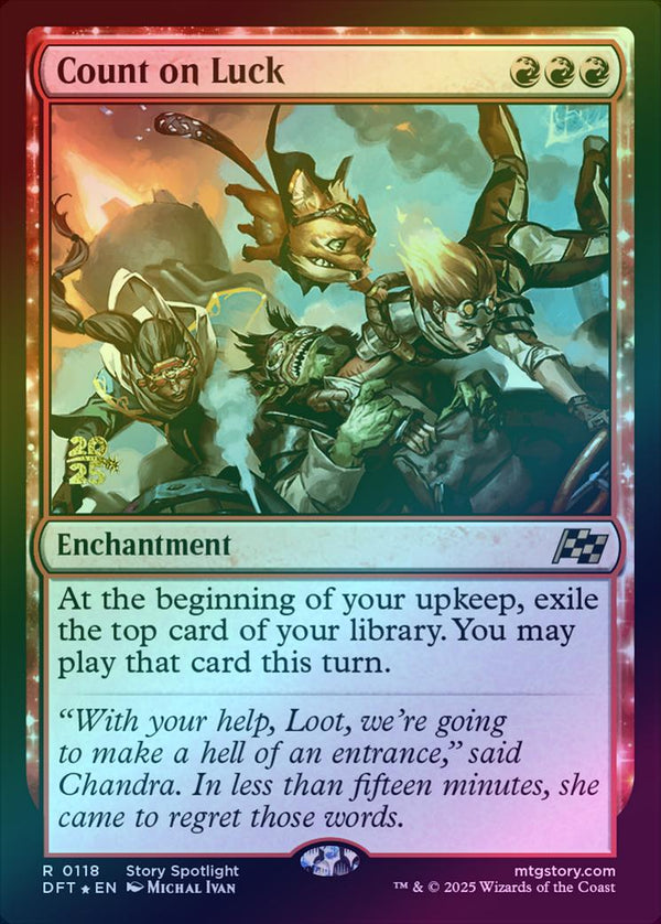 Count on Luck - Prerelease Promo (Foil) (PDFT)