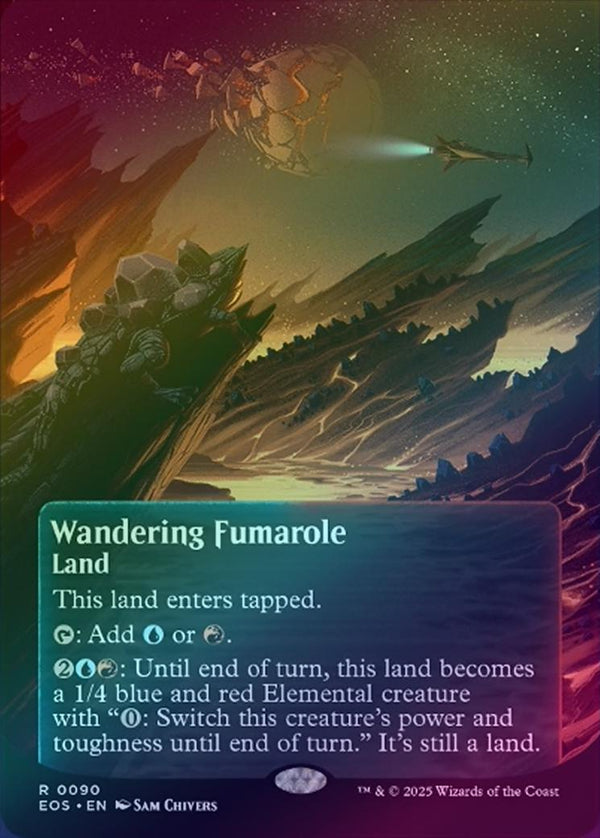 Wandering Fumarole - Borderless Poster (Foil) (EOS)