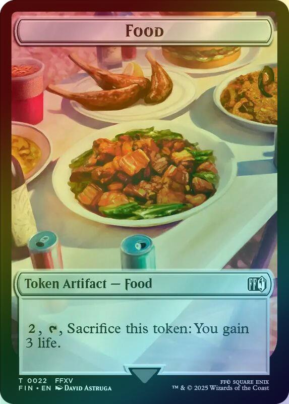 Hero (002) // Food Token (Foil) (TFIN)