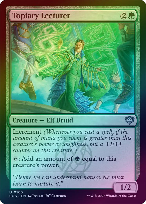 Topiary Lecturer (Foil) (SOS)