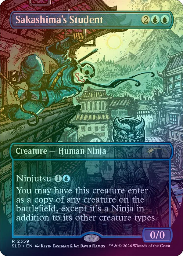Sakashima's Student - Featuring: Kevin Eastman (Colors) (Foil) (SLD)
