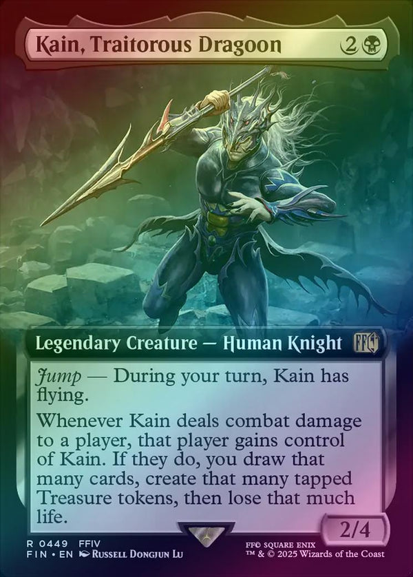 Kain, Traitorous Dragoon - Extended Art (Foil) (FIN)