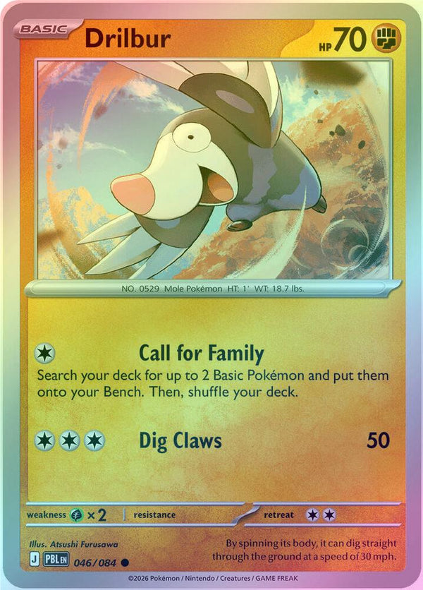 Drilbur - 046/084 - Common - Reverse Holo